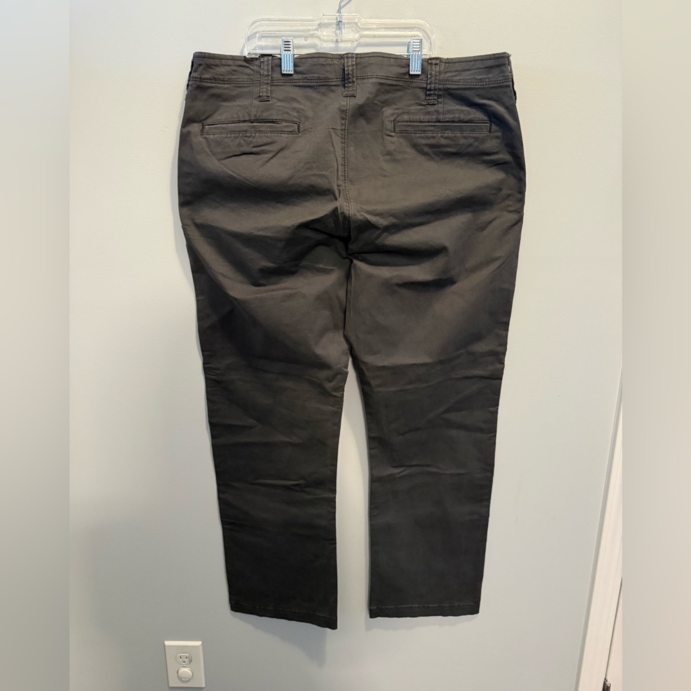Lee Gray Straight Fit Pants 38x30 Minimalist Business Casual - Picture 3 of 4